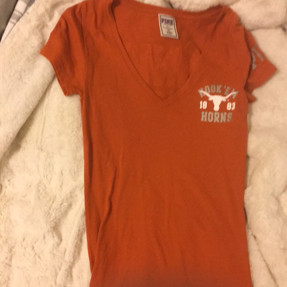 Victoria’s Secret Pink UT Austin Football V Neck